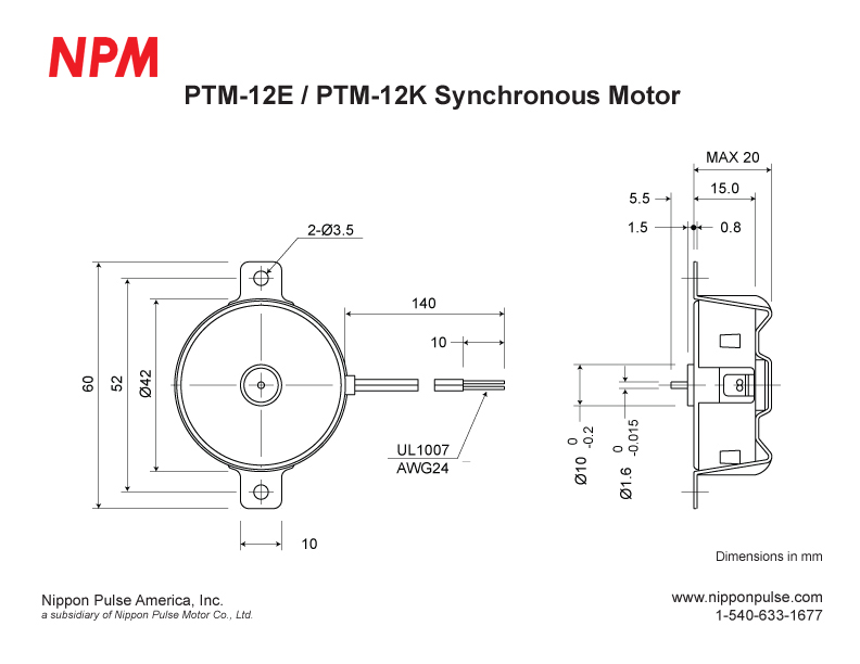 PTM-12E system drawing